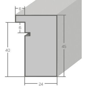 Фоторамка MendeFrames з дерева чорна з відтінками 50x65 см, прозоре скло