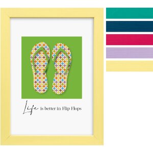 Фоторамка Goldbuch Lunaro — дерев’яна з плоским профілем, 3 розміри, з склом