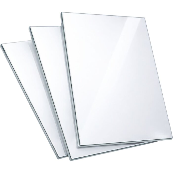 Зеркальний вставний елемент для рамок, замінна склова панель 10x15–70x100 см