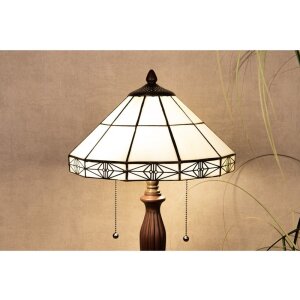 LumiLamp 5LL-3087 Абажур Tiffany Ø 32x16 см Бежевий скляний трикутник