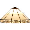 LumiLamp 5LL-3087 Абажур Tiffany Ø 32x16 см Бежевий скляний трикутник