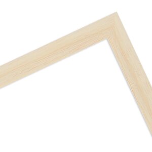 Деревяна рамка MendeFrames 960 натуральна 50x100 см з чистим склом
