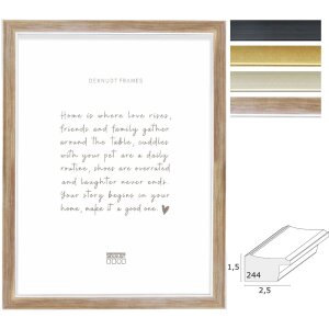 Фоторамка Deknudt S244 з полістиролу, деревяна фактура,...
