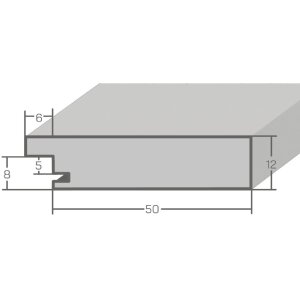 Деревяний фоторамка MendeFrames Profil 780: бук чи білий, різні розміри та типи скла