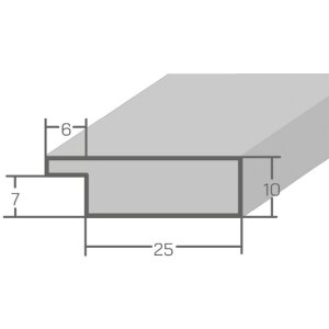 Фоторамка MendeFrames H710 Shabby-Chic 30x90 см, коричнева, з нормальним склом
