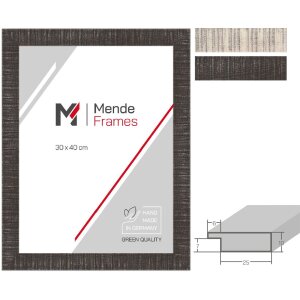 Фоторамка MendeFrames H710 у стилі шебі-чік з натурального дерева, коричневий / кремовий, 10x10–50x70 см