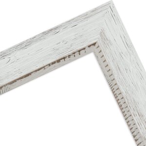 Фоторамка H690 вінтажна з натурального дерева, 41 мм, білий/кремово-коричневий