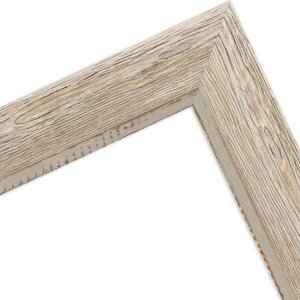 Фоторамка H690 вінтажна з натурального дерева, 41 мм, білий/кремово-коричневий