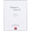 Пожежно-захисна алюмінієва рамка B1, чорна/срібляста, 13x18–70x100 см
