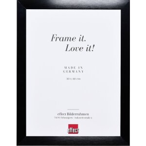 Рамка з пожежною захисту A1, алюмінієвий профіль S3, 30 мм, чорний / сріблястий