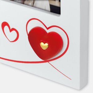 Фоторамка Roberta 10×15 см, білий деревяний рама з...