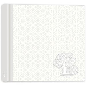 Фотоальбом для комуніції ZEP, 40 сторінок, 24×24 см, білий, книжковий формат