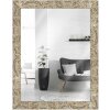 MendeFrames Wandspiegel H650 Barock 20x25 cm silber-hell
