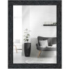 MendeFrames H650 Barock-Wandspiegel Weiß Schwarz Silber 20x20-70x100 cm