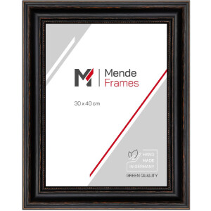 MendeFrames H550 Antik Bilderrahmen Massivholz Farbe Größe Glasart wählbar