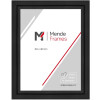 MendeFrames H540 Modern Massivholz Bilderrahmen weiß/schwarz 20x20-70x100 cm
