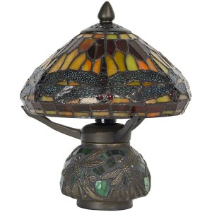 Настольная лампа LumiLamp 5LL-9295 Tiffany Ø 22x21...