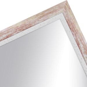 Вінтажне дзеркало MendeFrames H490 Modern червоне, 30x45 см, з натурального дерева