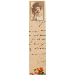 Clayre & Eef Lesezeichen ANTIQUE PORTRAIT 16x3,5 cm...