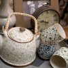 Чайник для заварювання Clayre & Eef Ø 14x14 см керамічні квіти