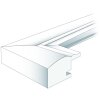 Рамка для картини Artos дерево 30x45 см - червона