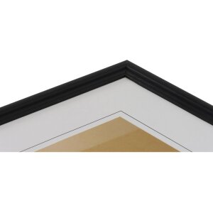 Henzo Artos деревянная рама 40x50 см черный благородный плоский профиль прозрачное стекло высокая горизонтальная