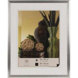 Деревяна рамка Henzo Artos срібляста 40x50 см, вигнутий...