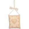 Clayre & Eef Dekohänger Sack mit Herz 10 cm creme