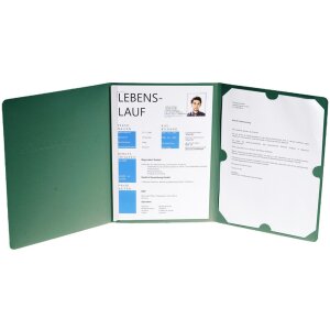 Exacompta Bewerbungsmappe 3-teilig mit Klemmschiene...