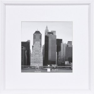 Пластиковая рамка METALLICA 30x30 см - белая