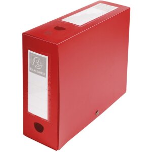 Archivbox mit Druckknopf aus PP 700µ Rücken...