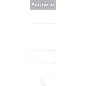 Пакет з 10 етикеток для зворотного боку, 70 мм, білого...