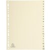 Exacompta Register DIN A4 mit 20 Taben, Standard Karton, 155 g, beschriftbar