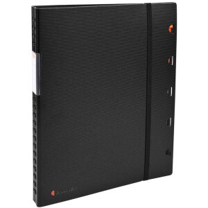 Exacompta Exaview Sichtmappe DIN A4 schwarz 30 Hüllen