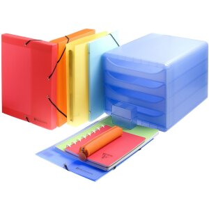 Візитниця 16 рукавів на 96 карток Linicolor, 12x18,5 см, різні кольори