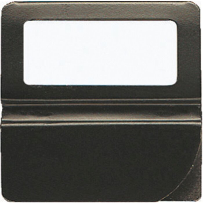 Exacompta Fenster-Kartenreiter 25 mm Schwarz 25 Stück Kunststoff inkl. Einschub