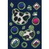 HERMA Sticker Glitzernde Bärchen GLAM ROCKS selbstklebend 9x16 cm
