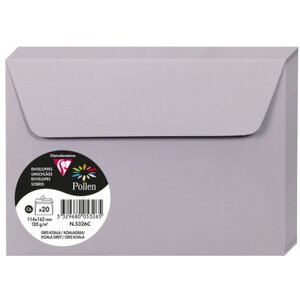 Umschlag C6 Pollen 120g koalagrau