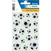 HERMA Sticker Fußball schwarz-weiß 3 Blätter selbstklebend 9x16 cm