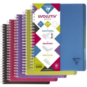 Clairefontaine Evolutiv Book A4+ kariert 120 Blatt...