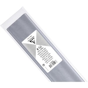 Clairefontaine Seidenpapier wasserfest Silber 50x75cm 8...