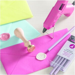 Exacompta Siegellack Box 6 Stangen dunkelblau