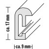 Пластиковая рамка Севилья 13x18 см золото