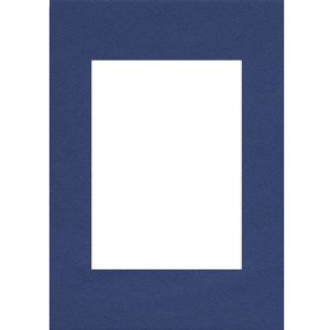 Паспарту 13x18 см - 9x13 см темно-синій