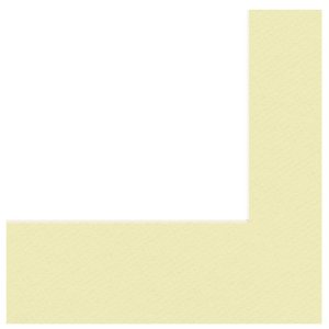 Паспарту 20x28 см - 13x18 см ваніль