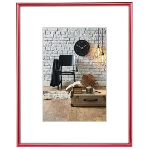 Пластиковая рамка Севилья 21x29,7 см красная