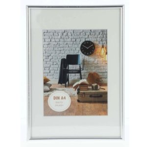Пластикова рамка Севілья 21x29,7 см срібляста