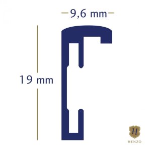 Алюмінієва рамка Portofino 40x50 см чорна