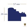 Шикарна фоторамка в стилі бароко 18x24 см темно-сіра