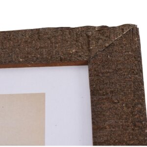 Деревяна рамка Henzo Driftwood 30x30 см темно-коричнева з паспарту 18x18 см